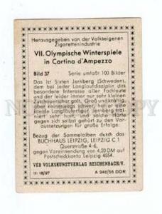 167003 VII Olympic SIXTEN JERNBERG skier CIGARETTE card