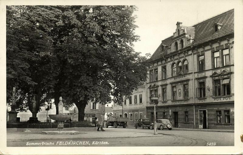 austria, FELDKIRCHEN, Kärnten, Sommerfrische, Gasthof Gärther (1950s) RPPC