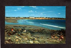 ME York Beach Maine Short Sands Beach Cottages Houses Hotel Postcard