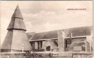 BROOKLAND, KENT,  United Kingdom Brookland CHURCH  c1910s   Postcard