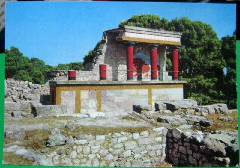 Greece Cnossos Knossos North Entrance of the Palace - posted