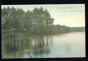 Sterling Junction, Massachusetts/MA/Mass Postcard, Lake Washacum