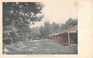 Round Mountain Camps Maine Upper End Cabins Antique Postcard K101097