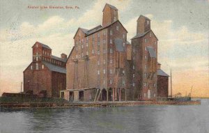 Anchor Line Elevator Dock Erie Pennsylvania 1910c postcard