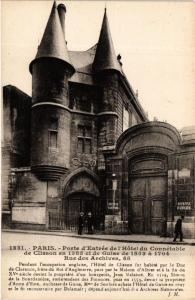 CPA Paris 3e Paris-Porte d'Entrée de l'Hotel du Connétable de Clisson (313972)