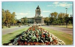 1967 Legislative Building Winnipeg Manitoba Canada Posted Vintage Postcard