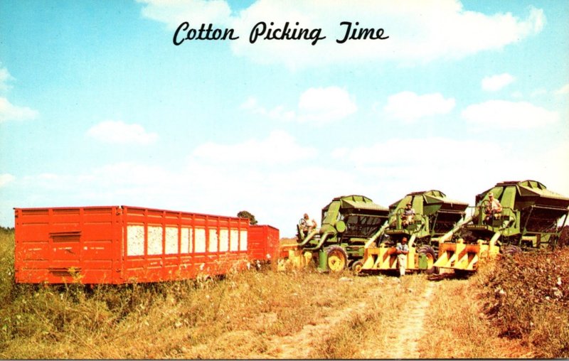 Greetings From Dixieland Cotton Picking Time