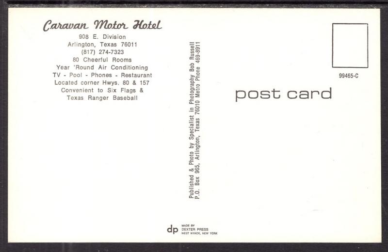 Caravan Motor Hotel,Arlington,TX