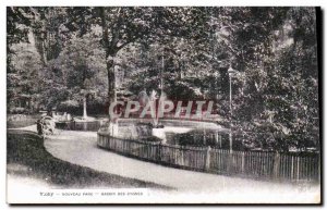 Vichy Old Postcard Swan Basin (swan)