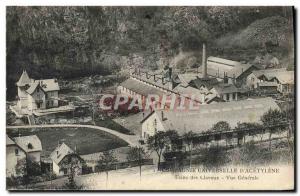 Postcard Old Industry Factory Universal Company & # 39Acetylene Factory Clava...