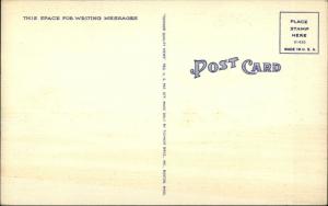 Minute Maid Orange Processing Plant Florida FL Linen Postcard