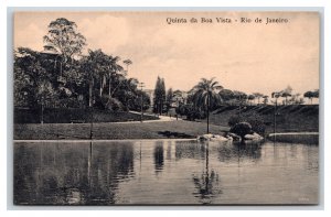 Quinta Da Boa Vista Park Rio De Janeiro Brazil UNP DB Postcard L17