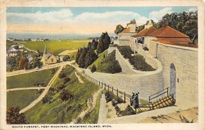 Fort Mackinac South Parapet  - Mackinac Island, Michigan MI