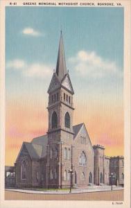 Greene Memorial Methodist Church Roanoke Virginia
