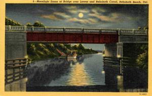 DE - Rehoboth Beach. Bridge over Lewes and Rehoboth Canal