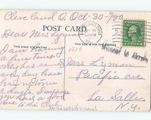 W-Border COURTHOUSE SCENE Cleveland Ohio OH d3009