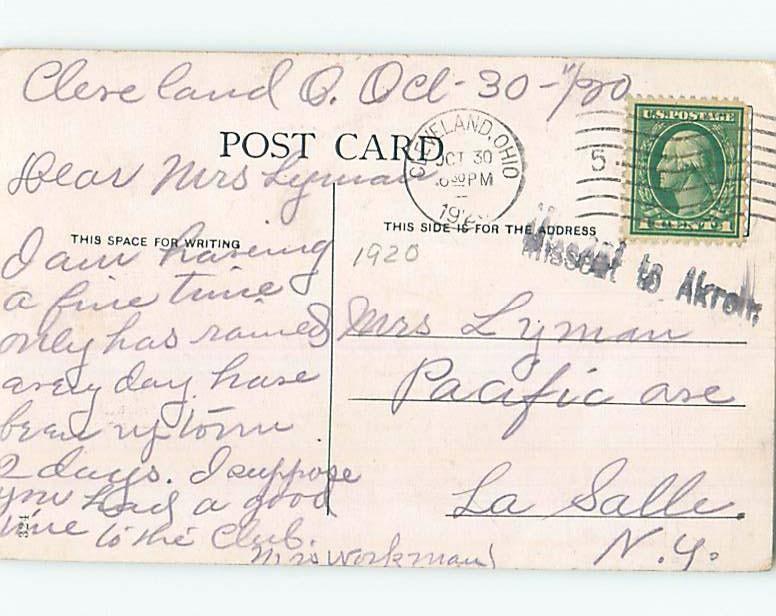 W-Border COURTHOUSE SCENE Cleveland Ohio OH d3009