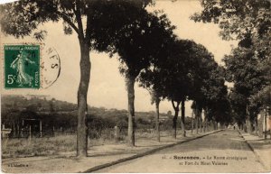 CPA SURESNES La Route Strategique et Fort du Mont-Valerien (1322610)