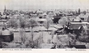 Kemptville From High School Winter Morning Canada Postcard