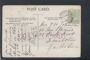 Genealogy Postcard -Johnson / Morris - 21 Park Road, Doncaster, YorkshireRF6119