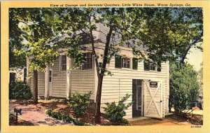 Garage Servants' Quarters Little White House Warm Springs GA Standard View Card 