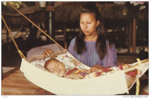 Rock-A-Bye Baby, Seminole Indian Style, Musa Isle, Miami, Florida, 1960-70s