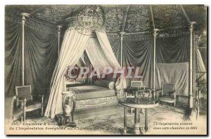 Old Postcard Bedroom of Empress Josephine at the Chateau of Malmaison