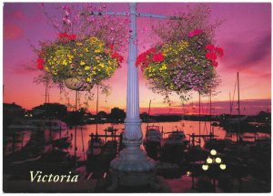 Canada, Victoria, British Columbia.  Flower Baskets.   Unused