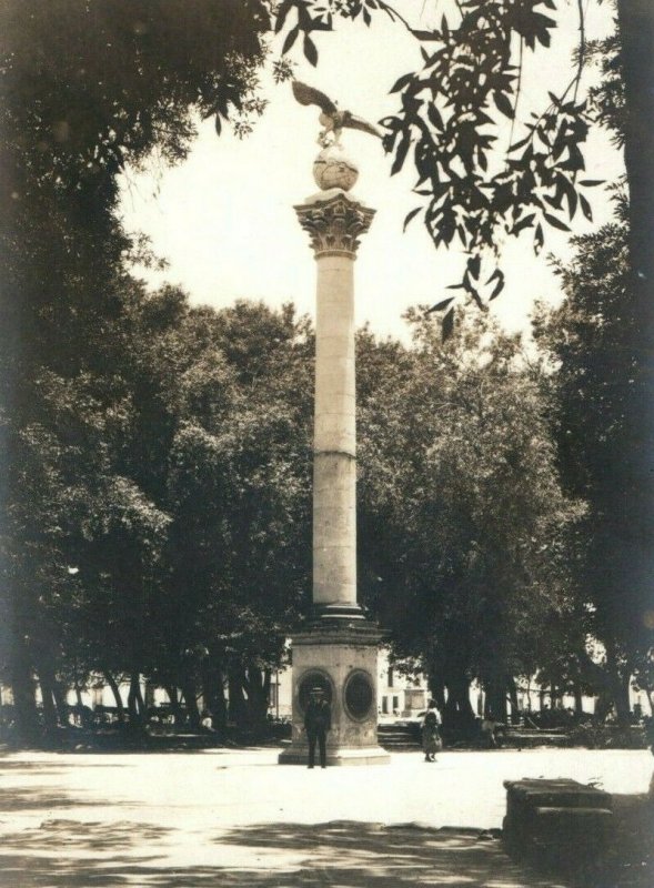 C.1910 Liberty Monument Durango Mexico RPPC Real Photo Postcard P110