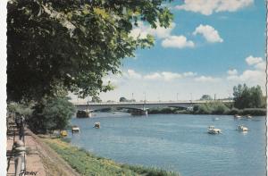 BF25214 vichy allier le pont de bellerive sur lallier  france front/back image