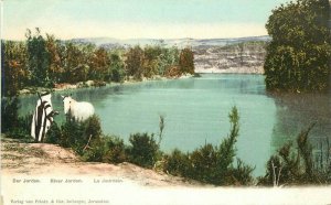 Israel C-1910 River Jordan Palestine roadside Postcard 22-5260