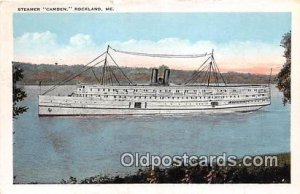 Steamer Camden Rockland, ME USA Ship Unused 