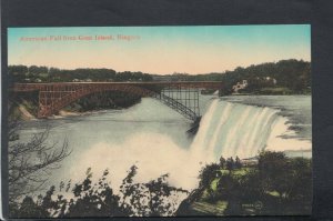 Canada Postcard - American Fall From Goat Island, Niagara    RS20794