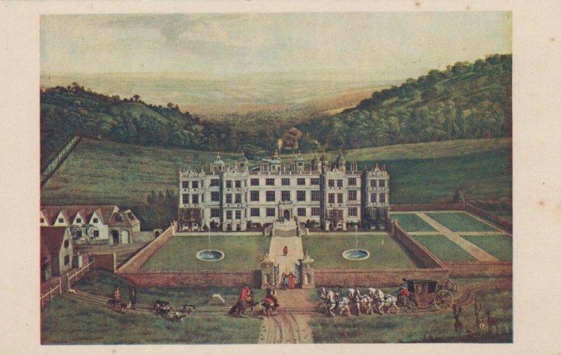 Wiltshire Postcard - Longleat House, Painting By Jan Siberechts RS22685