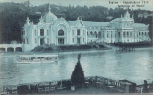 Italy Torino Turin Esposizioni Padiglione del Brasile Vintage Postcard 03.10