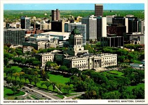 Canada Winnipeg Manitoba Legislatve Building and Downtown