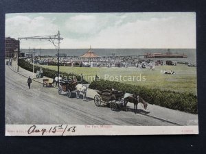 Kent MARGATE The Fort showing Horse & Trap, Pier & Bandstand c1905 by Bobby & Co