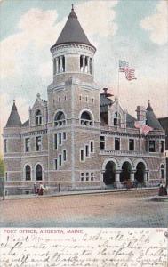 Maine Augusta The Post Office 1905