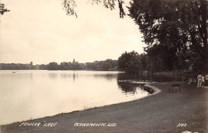 Fowler Lake Real Photo Oconomowac WI 