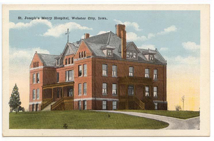 Webster City, IA, View of St. Joseph's Mercy Hospital