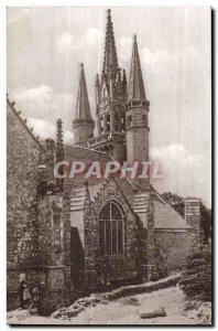 Old Postcard Le Faouet (Morbihan) La Chapelle Saint Fiacre Children