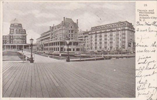 New Jersey Atlantic City Dennis And Shelbourne 1909