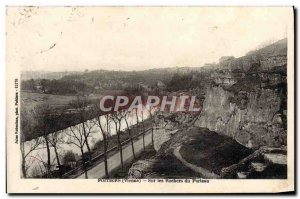 Old Postcard Poitiers On The Rocks Porteau