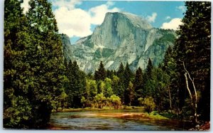 Postcard - Half Dome And The Merced River, Yosemite National Park - California