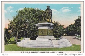 P.T. Barnum Monument, Seaside Park, Bridgeport, Connecticut, 10-20s