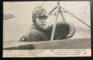 Mint France RPPC Real Picture Postcard WWI Lieutenant Siffe English Aviator