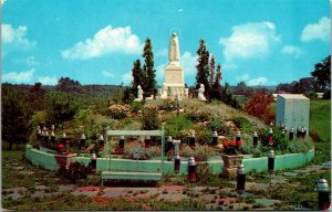 Vtg West Scarboro Maine ME Shrine of our Lady of Fatima Postcard