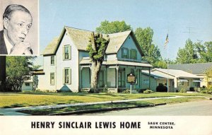 Sauk Centre Minnesota Sinclair Lewis Home Vintage Postcard AA9730