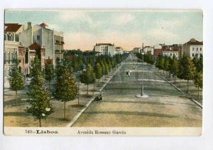 3133025 PORTUGAL LISBOA Avenida Ressano Garcia Vintage postcard