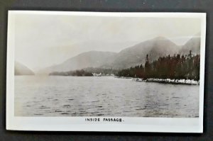 Mint Inside Passage British Columbia Canada View Of Islands Real Photo